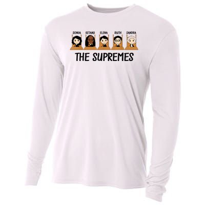 THE SUPREMES Ketanji Brown Jackson RBG Elena Sandra Ruth Sonia Cooling Performance Long Sleeve Crew