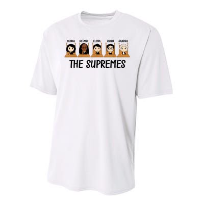 THE SUPREMES Ketanji Brown Jackson RBG Elena Sandra Ruth Sonia Performance Sprint T-Shirt