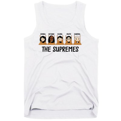 THE SUPREMES Ketanji Brown Jackson RBG Elena Sandra Ruth Sonia Tank Top