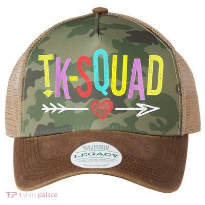 TK Squad Kindergarten Teachers Students Back To School Gift Legacy Tie Dye Trucker Hat