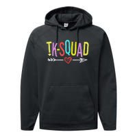 TK Squad Kindergarten Teachers Students Back To School Gift Performance Fleece Hoodie