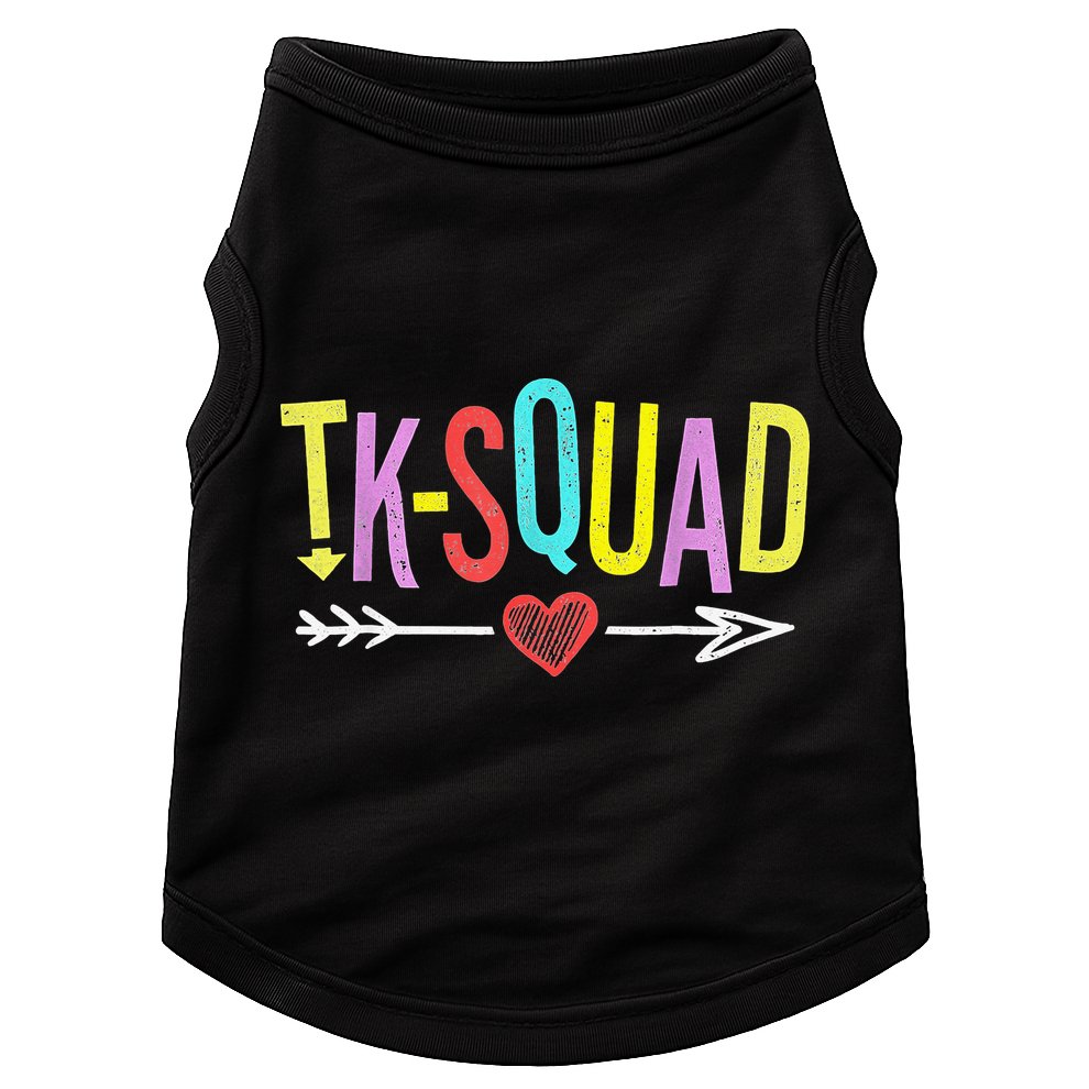 TK Squad Kindergarten Teachers Students Back To School Gift Doggie Tank