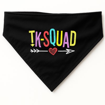 TK Squad Kindergarten Teachers Students Back To School Gift USA-Made Doggie Bandana
