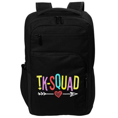 TK Squad Kindergarten Teachers Students Back To School Gift Impact Tech Backpack