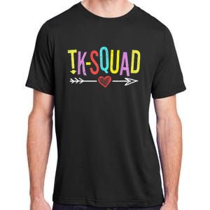 TK Squad Kindergarten Teachers Students Back To School Gift Adult ChromaSoft Performance T-Shirt