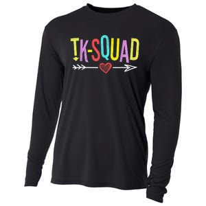 TK Squad Kindergarten Teachers Students Back To School Gift Cooling Performance Long Sleeve Crew