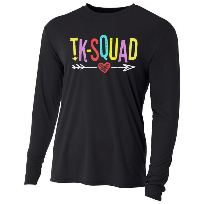 TK Squad Kindergarten Teachers Students Back To School Gift Cooling Performance Long Sleeve Crew