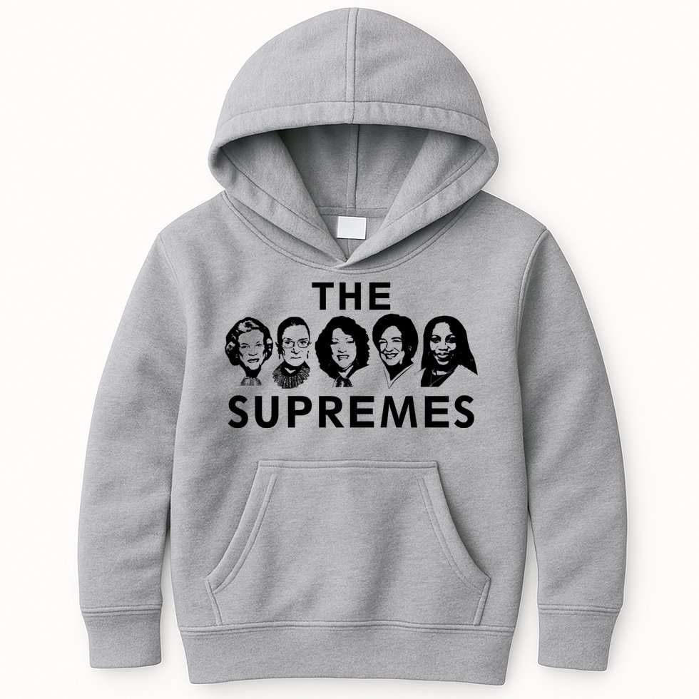 The Supremes Ketanji Brown Jackson SCOTUS RBG Supreme Court Kids Hoodie