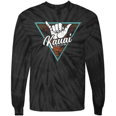 Tropical Shaka Kauai Hawaii Kauai Hi Tie-Dye Long Sleeve Shirt