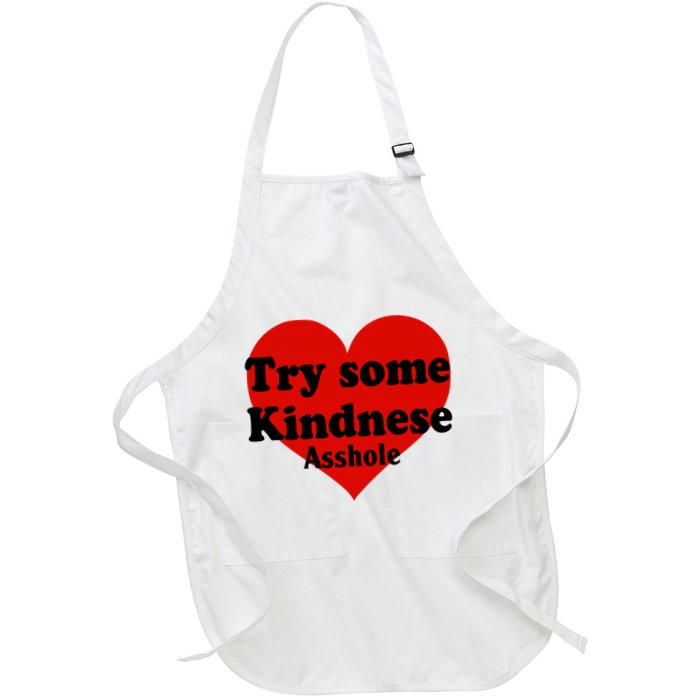 Try Some Kindness Asshole Heart Apron