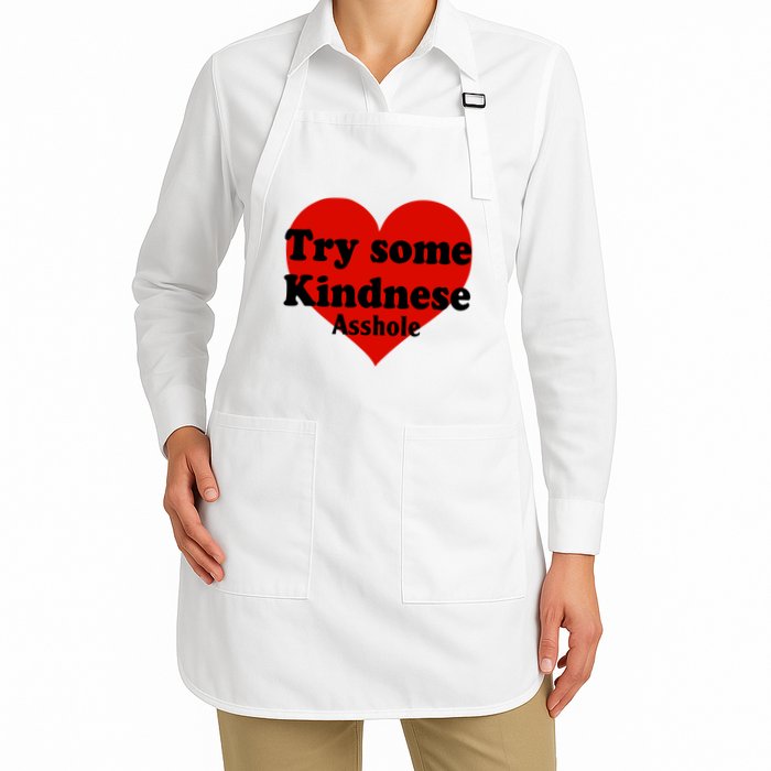 Try Some Kindness Asshole Heart Apron