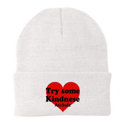 Try Some Kindness Asshole Heart Beanie