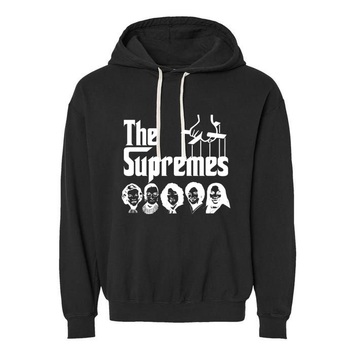 The Supremes Ketanji Brown Jackson SCOTUS RBG Judge Meme Garment-Dyed Fleece Hoodie