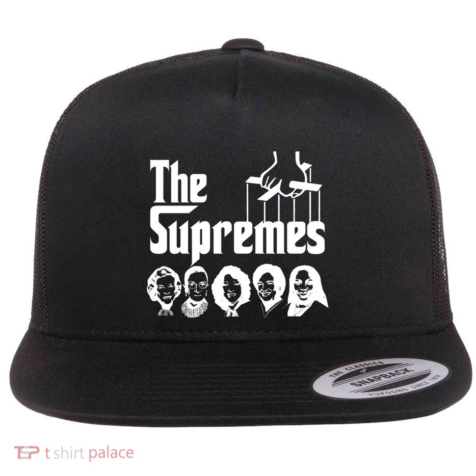 The Supremes Ketanji Brown Jackson SCOTUS RBG Judge Meme Flat Bill Trucker Hat