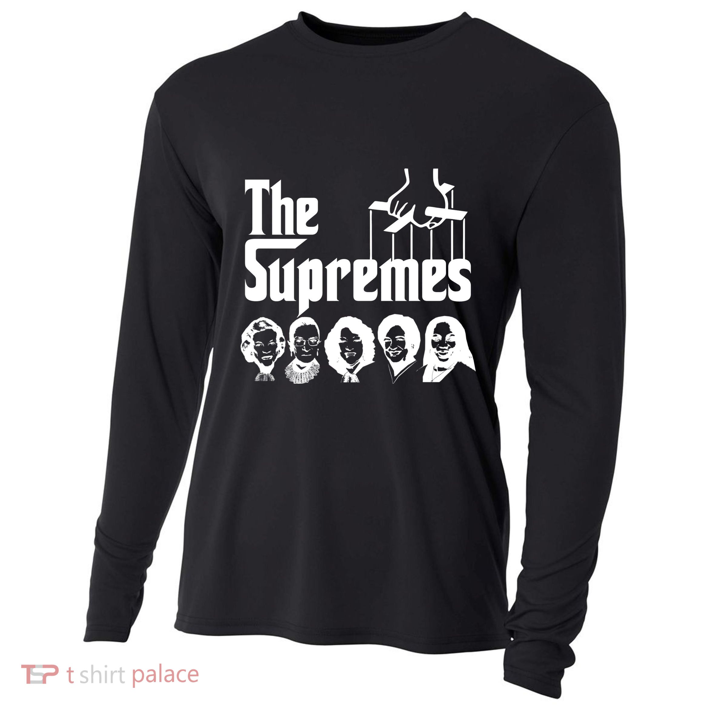 The Supremes Ketanji Brown Jackson SCOTUS RBG Judge Meme Cooling Performance Long Sleeve Crew