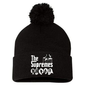 The Supremes Ketanji Brown Jackson SCOTUS RBG Judge Meme Pom Pom 12in Knit Beanie