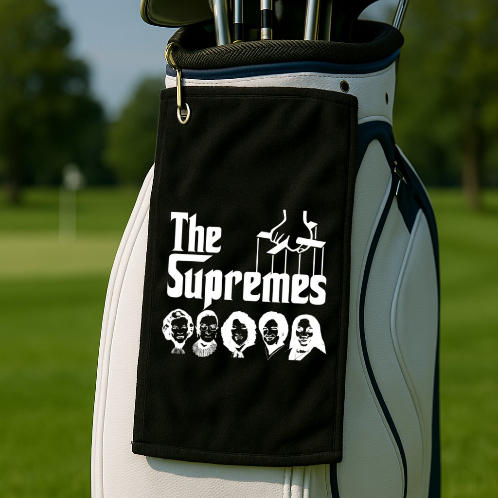 The Supremes Ketanji Brown Jackson SCOTUS RBG Judge Meme Golf Towel