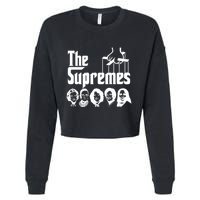 The Supremes Ketanji Brown Jackson SCOTUS RBG Judge Meme Cropped Pullover Crew