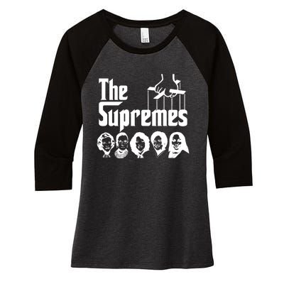 The Supremes Ketanji Brown Jackson SCOTUS RBG Judge Meme Women's Tri-Blend 3/4-Sleeve Raglan Shirt