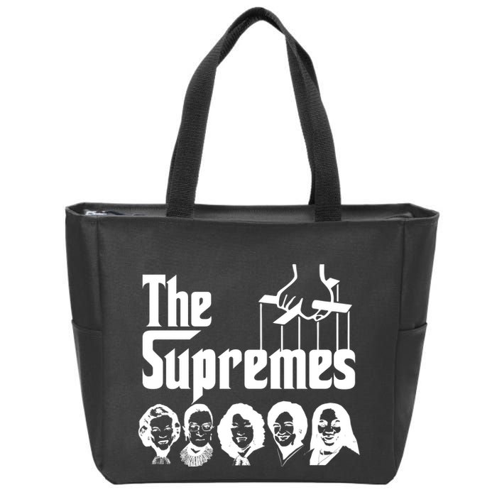 The Supremes Ketanji Brown Jackson SCOTUS RBG Judge Meme Zip Tote Bag