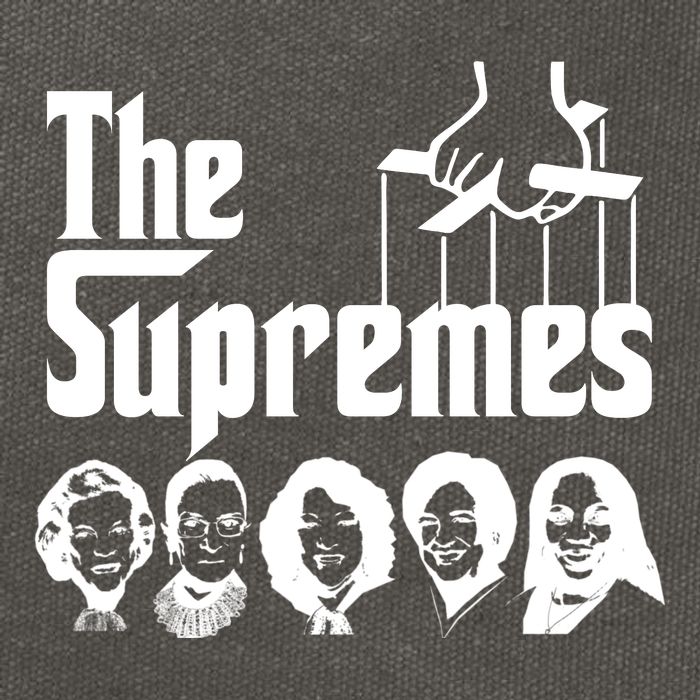 The Supremes Ketanji Brown Jackson SCOTUS RBG Judge Meme Cotton Canvas Backpack