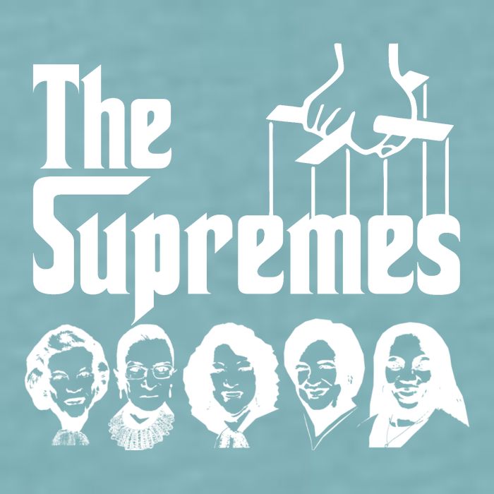 The Supremes Ketanji Brown Jackson SCOTUS RBG Judge Meme Sueded Cloud Jersey T-Shirt