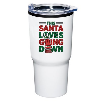 This Santa Loves Going Down Funny Tumbler