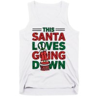 This Santa Loves Going Down Funny Tank Top