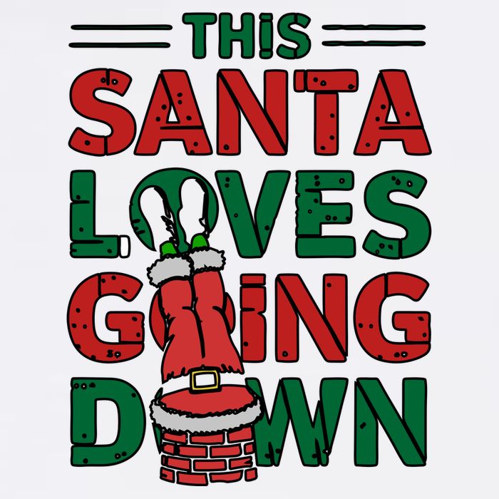 This Santa Loves Going Down Funny Wool Snapback Cap