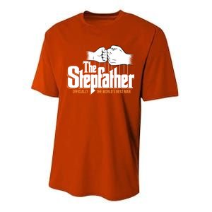 The Stepfather Ly The Worlds Best Fathers Day Gift Performance Sprint T-Shirt