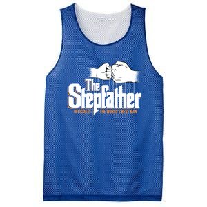 The Stepfather Ly The Worlds Best Fathers Day Gift Mesh Reversible Basketball Jersey Tank