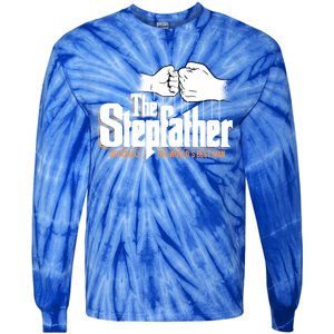 The Stepfather Ly The Worlds Best Fathers Day Gift Tie-Dye Long Sleeve Shirt