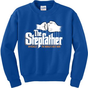 The Stepfather Ly The Worlds Best Fathers Day Gift Kids Sweatshirt