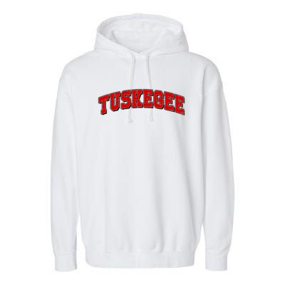 Tuskegee Sporty Logo Garment-Dyed Fleece Hoodie