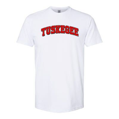 Tuskegee Sporty Logo Softstyle CVC T-Shirt