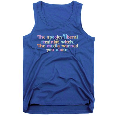 The Spooky Liberal Feminist Witch Empowert S Rights Gift Tank Top