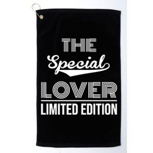 The Special Lover Gift Valentine's Day Design Gift Platinum Collection Golf Towel