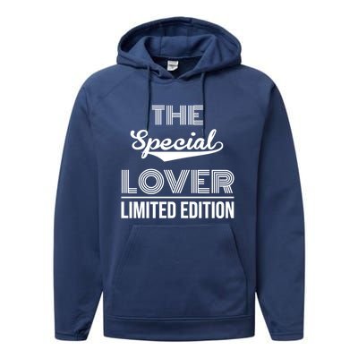 The Special Lover Gift Valentine's Day Design Gift Performance Fleece Hoodie