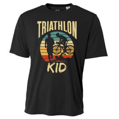 Triathlon Sport Lover Triathlete Cooling Performance Crew T-Shirt