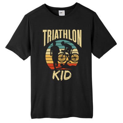 Triathlon Sport Lover Triathlete Tall Fusion ChromaSoft Performance T-Shirt