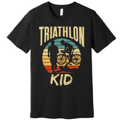 Triathlon Sport Lover Triathlete Premium T-Shirt