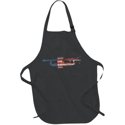 Trumpet Silhouette Love Jazz Player Music Gifts Band Apron