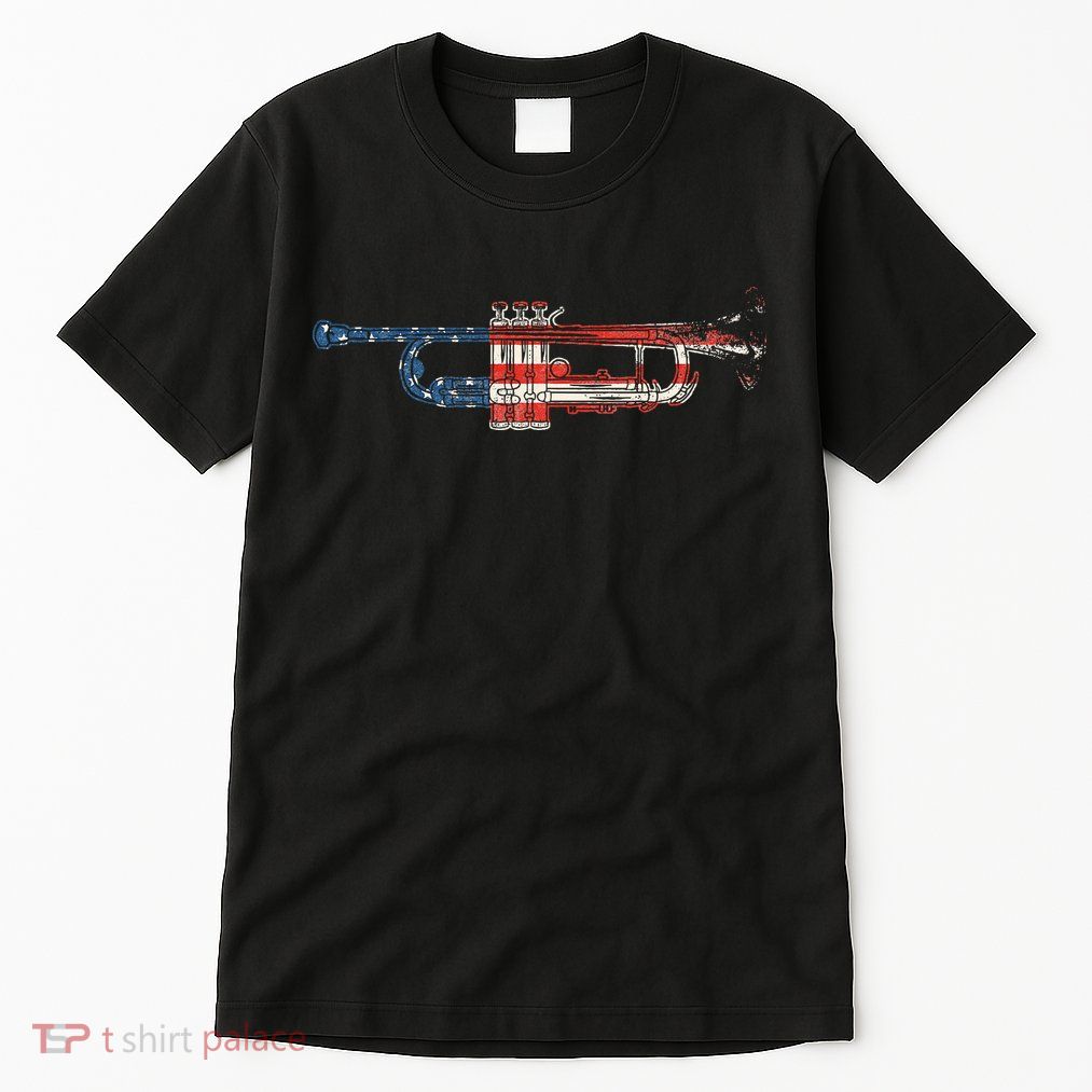 Trumpet Silhouette Love Jazz Player Music Gifts Band Tall T-Shirt