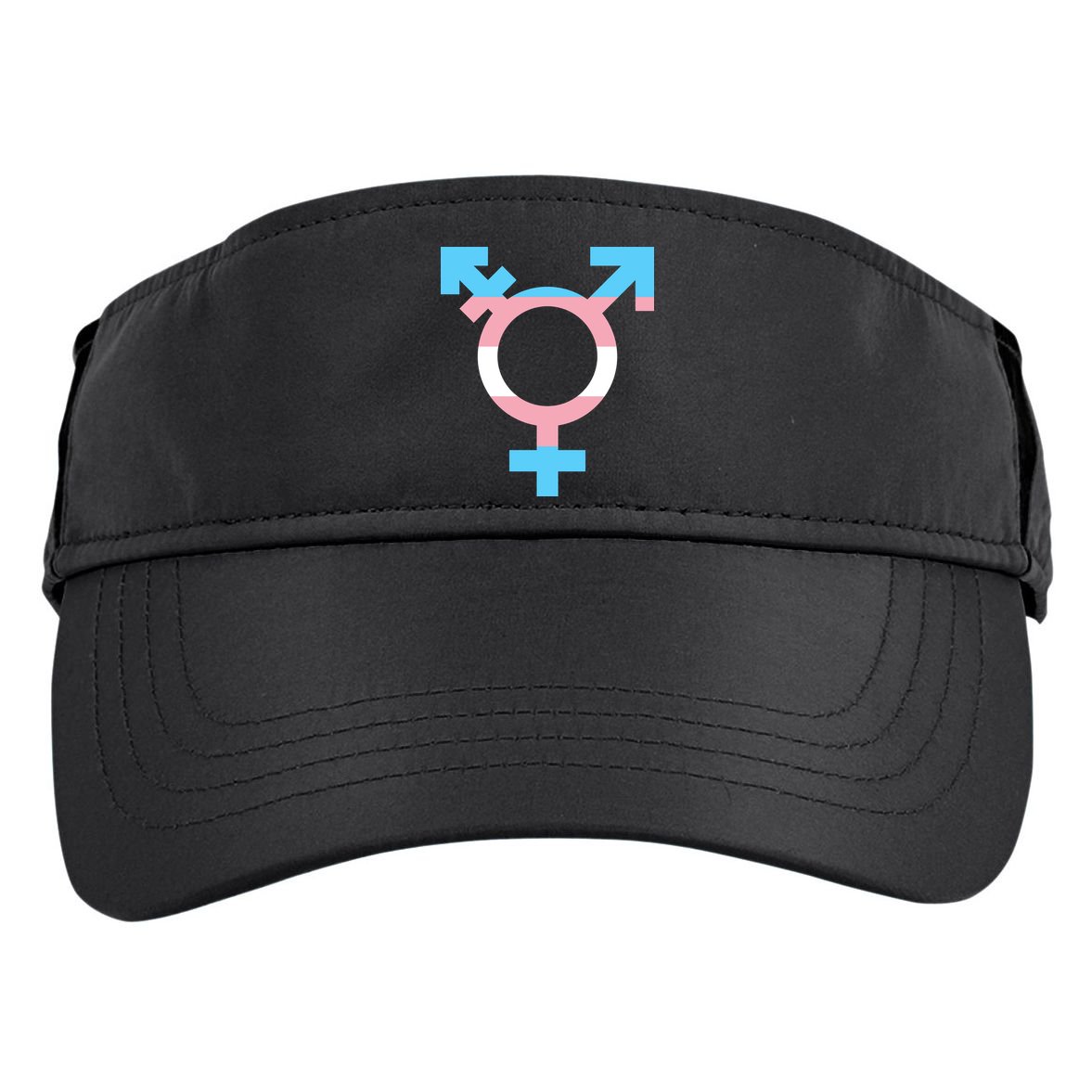 Transgender Sign Logo Flag Pride Month Adult Drive Performance Visor
