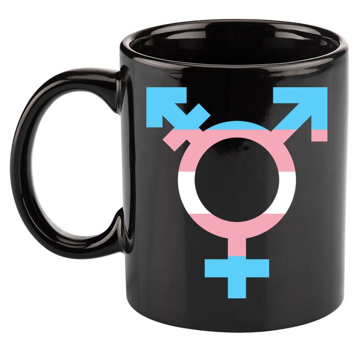 Transgender Sign Logo Flag Pride Month 11oz C Handle Ceramic Mug