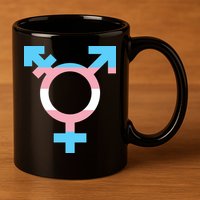 Transgender Sign Logo Flag Pride Month 11oz C Handle Ceramic Mug