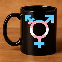 Transgender Sign Logo Flag Pride Month 11oz C Handle Ceramic Mug