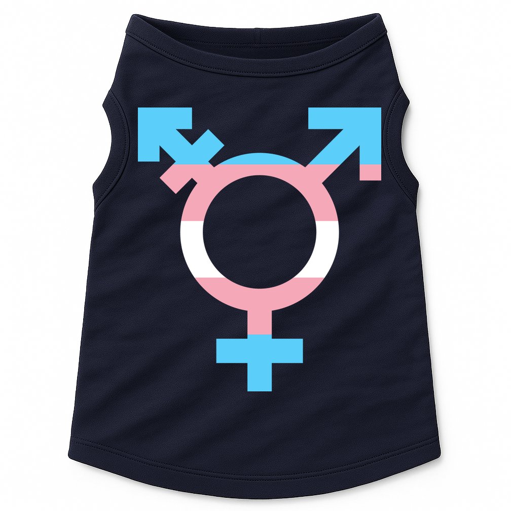 Transgender Sign Logo Flag Pride Month Doggie Tank