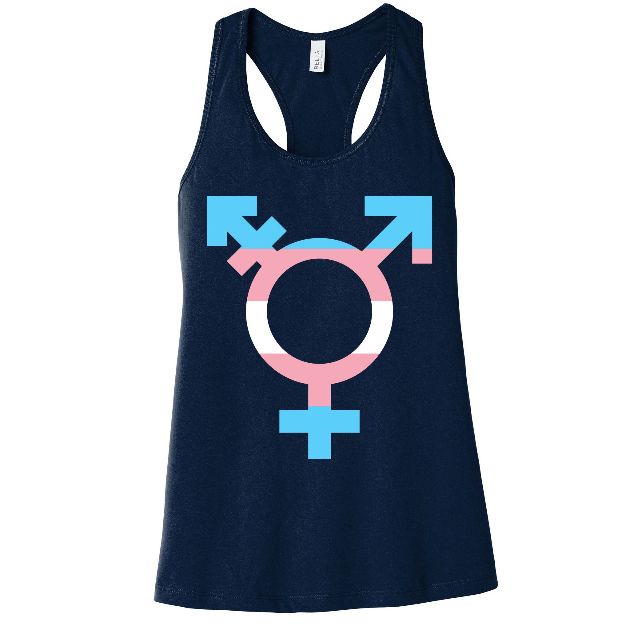 Transgender Sign Logo Flag Pride Month Womens Tank Top