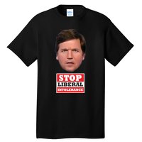 TuckerS Stop Liberal Intolerance Tall T-Shirt